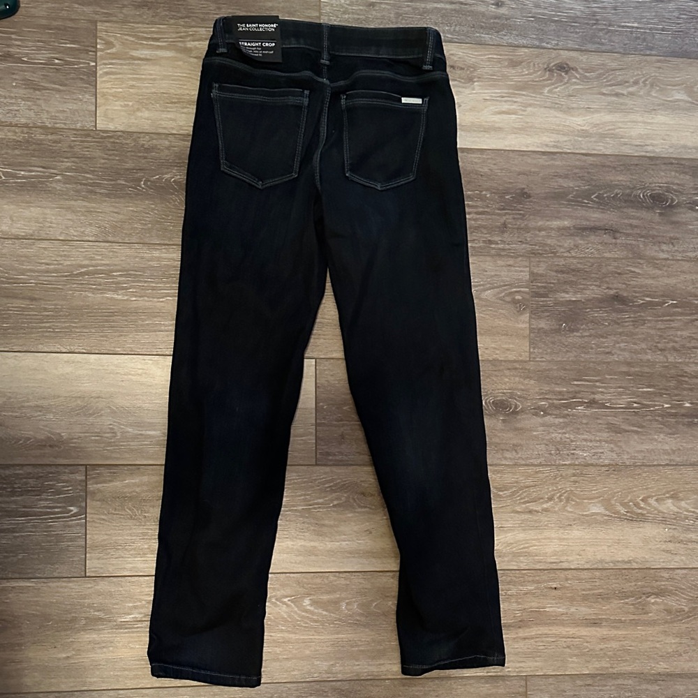 White House Black Market Women's Black Straight Leg Jeans